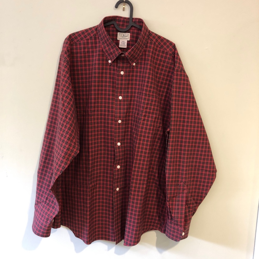 L.L.Bean Tartan Poplin Button Down